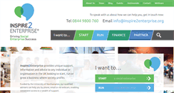 Desktop Screenshot of inspire2enterprise.org
